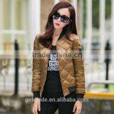 Wholesale 100% Cotton Sateen Custom Embroidered Winter Bomber Jacket thumbnail-3