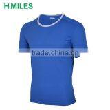 Custom Sublimation Gym Fitness 100% Polyester Dry Fit Running Shirts/t-shirt thumbnail-5