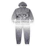 Wholesale Clothing Homedress Animal Print Winter Polar Fleece Mens Fashion Onesie thumbnail-1