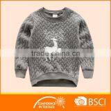 New Quilted Pull Over Long Sleeve Child Clothes Winter Warm Sweater thumbnail-1