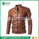 Cheap Price Wholesale Pakistan PU Leather Jackets for Men thumbnail-2