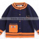 Trim Contrast Latest New Style Raglan Cardigan Sweater thumbnail-6