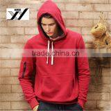Wholesale Men Fleece Hoodie Custom Sweatshirt Sleeve Zip Hoodie thumbnail-1