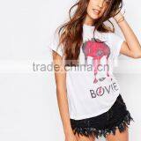Custom O-Neck Women T Shirt Printing T Shirt For Women Various Color Choice thumbnail-1
