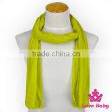 Fashions Baby Products Solid Color Scarf Handmade Children&Baby Casual Neck Wear Linen Scarf thumbnail-3