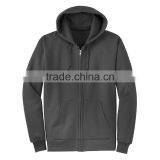 China Factory Wholesale Cheap Price Plain Zip Up Unbranded Custom Print Hoodie thumbnail-5