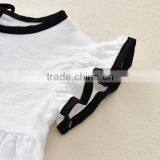 S33566W 2017 Baby Girls Summer 100% Cotton Fashion Ruffles Shirts thumbnail-3