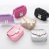 S66043A New Baby Kids Girls Bunny Bags Mini Cute Princess Adorable Rabbit Handbag thumbnail-2
