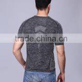 Sportswear Fitness Latest Design Mens Mesh t Shirts Seamless Gym Shirt thumbnail-2