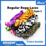 Regular Swirl Rope Laces - Custom Yeezy Round Thick Strong Yeezy Rope Shoelaces - 8 Colors Available - Accept Custom