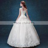 New Arrival Sexy A-Line Lace Wedding Dress 2017 Romantic Robe Mariage Vestido Dresses thumbnail-4