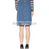 2017 Washed Latest Model Skirt Ladies Pencil Long Skirt for Sale thumbnail-2