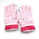 China Manufacturing Wholesale Knitted Finger Touch Screen Gloves thumbnail-1