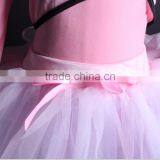 2017 Newly!! Lovely Pink Velvet Tight Uniforms, Long Sleeve Ballet Uniforms thumbnail-3