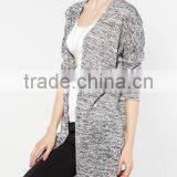 Women's Spring Open Front Long Cardigan Sweater From OEM Factory thumbnail-3