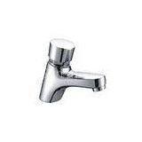 HN-7H02, Brass Chrome Plated, Low Pressure And Single Hole Self-Closing Faucet