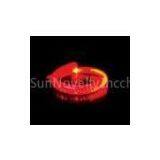 Red, Blue, Green, White ABS / PVC Promotional Led Flashing Bracelets CE, Rohs