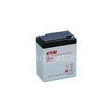 Deep Cycle AGM 6V SLA Battery Rechargeable For UPS , Medical Equipment