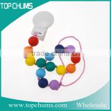 Promotional environmental silicone pacifier holder baby pacifiers