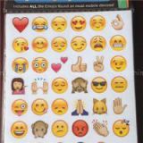 20 Sheets Emoji Sticker Pack