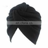 Fashion Style Poplin Gauze Perm Turban Hood Hat Noble Retro Indian Hat thumbnail-6
