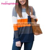 Custom 2017 Fashionable Long Sleeves Ugly Knitted Women Sweater