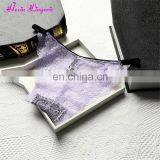 Without Moq Free Shipping Girls Purple Ice Silk Thin Belt Breathable Sexy Lace Panties thumbnail-5