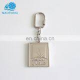 Custom Shape Wholesale Cheap Metal Logo Keychains Brand Name Keychain