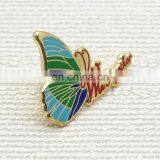 Custom Shape Hard Enamel Butterfly Lapel Pin Badge for Souvenir thumbnail-2