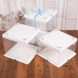 High Quality Cheap Price Custom Transparent PET Cake Box Gift Box Paper and Clear Plastic Cake Box thumbnail-1