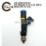0280158103 FUEL INJECTOR VALVE FOR 06-12 Mazda MX-5 Miata 3L3 5 6 2.0L 2.3L thumbnail-4