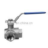 Garden Irrigation 1/4'' 2 Way High Pressure Compression Lever Ball Valve 3 Buttfly Flow Control thumbnail-2