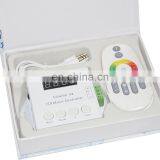 DC5V-12V WS2812B/WS2811/WS2813/USC1903/6803 Music X2 Led Music Controller Strip Modules MAX 1000pixels With RF Touch Remote thumbnail-5