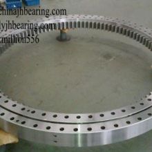 VLI 200644 N four point contact ball slewing bearing with flange and internal teeth 748x546x56mm