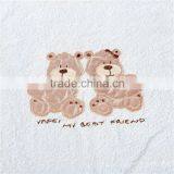 China Towe Factory With Light Blue Embroidery Cartoon Kids/Child Bath Towel thumbnail-5