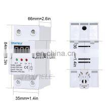 40A 63A 220V Automatic Recovery Reconnect Over Voltage Under Voltage Protection Protective Device Voltmeter Relay thumbnail-3
