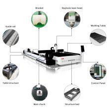 Jinan Mingshi Machinery 1000W CNC Fiber Laser Cutting Machine Metal Laser Cutting Machine for Cutting Metal thumbnail-3