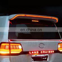 Car Accessories ABS Plastic Car Back Spoiler Brake Light With LED Car Rear Spoiler for Land Cruiser 200 thumbnail-2