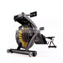 Gym Equipment Indoor Commercial Foldable Low Seated Air Wind Resistance Rowing Machine thumbnail-3