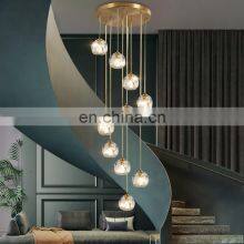 Modern Luxury LED Crystal Chandelier Indoor Lighting New Design Decor Hanging Lights Holl Lobby Pendant Lamps thumbnail-5