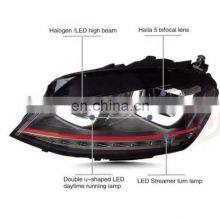 Upgrade Led Double U Headlamp Headlight Plug and Play for VW Volkswagen Golf 7 Head Lamp Head Light 2014-2017 thumbnail-3