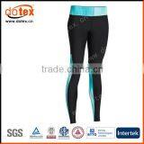 2016 Moisture Wicking Dry Rapidly Contrast Waist Athletic Yoga Pants Carpi