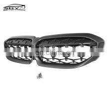 G20 Pre-Lci Carbon Fiber Front Kidney Diamnod Style Grille Front Grill For BMW 3 Series G20 G21 320i 330i M340i M340d thumbnail-5