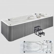 JOYSPA JY8801 China Factory Luxury Rectangle Acrylic Freestanding Spa Massage Endless Swimming Pool thumbnail-3