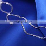 Simple Design Fashion Jewelry Rhodium Plated Cheap Chain Necklace thumbnail-6