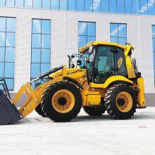 2.5 Ton 4x4 Big Backhoe Loader Digger Loader Front End Loader HZM799 799F Machine for Sale thumbnail-3
