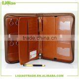 PU Leather Zipper Bag With Loop