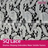 Whole Sale Fashion Polyester Fabric Milk Silk Full Lace Design for Garment Accessory thumbnail-1