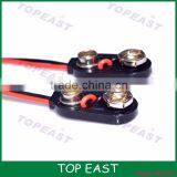 9V I Type 9 Volt Battery Clip Connectors Buckle Cable Battery Terminal Clip