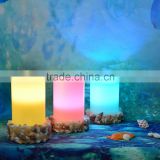 Paraffin Wax Material and Color Changing Feature flickering LED Wedding Candles